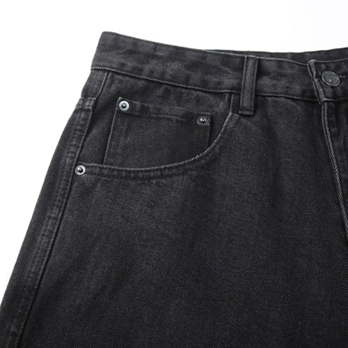 Jeans Pants Trousers Denim Minimalist Classic Men's Loose Port Style Retro Casual4