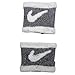 Nike Hommes adultes Sweat Bracelets swoosh-One-Size Blanc-Gris