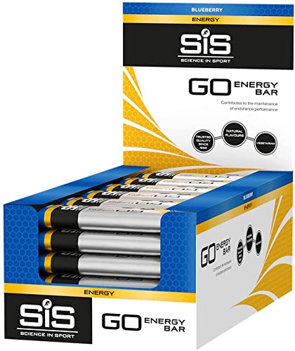 Science in Sport GO Barra Energética Mini 40g 30 Pack Arándano - Vegano, Deliciosas Barras de Carbohidratos con 26g, Proveedores Ideales de Energía para el Entrenamiento Intensivo