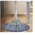 Microfiber Twist Mop for Floor Cleaning, Squeeze Twist Mop Stick, Durable Dust Easy to Use Floor Cleaner, Effective for Hardwood, Tile, and Laminate (Pack of 1)