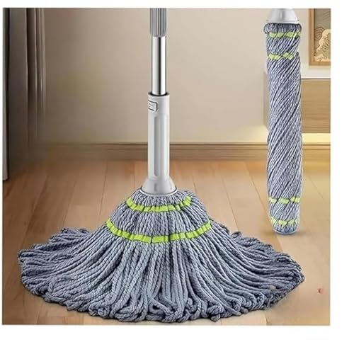 Copelle Microfiber Twist Mop for Floor Cleaning, Squeeze Twist Mop Stick, Durable Dust Easy to Use Floor Cleaner, Effective for Hardwood, Tile, and Laminate (Pack of 1)