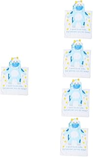 Adorainbow 5 Peças Toalha De Banho Com Capuz Para Crianças Toalha De Banho Toalhas Infantis Com Capuz Toalha De Banho De Bebê Roupão De Desenho Animado Toalha De Banho De Hotel Absorve Água