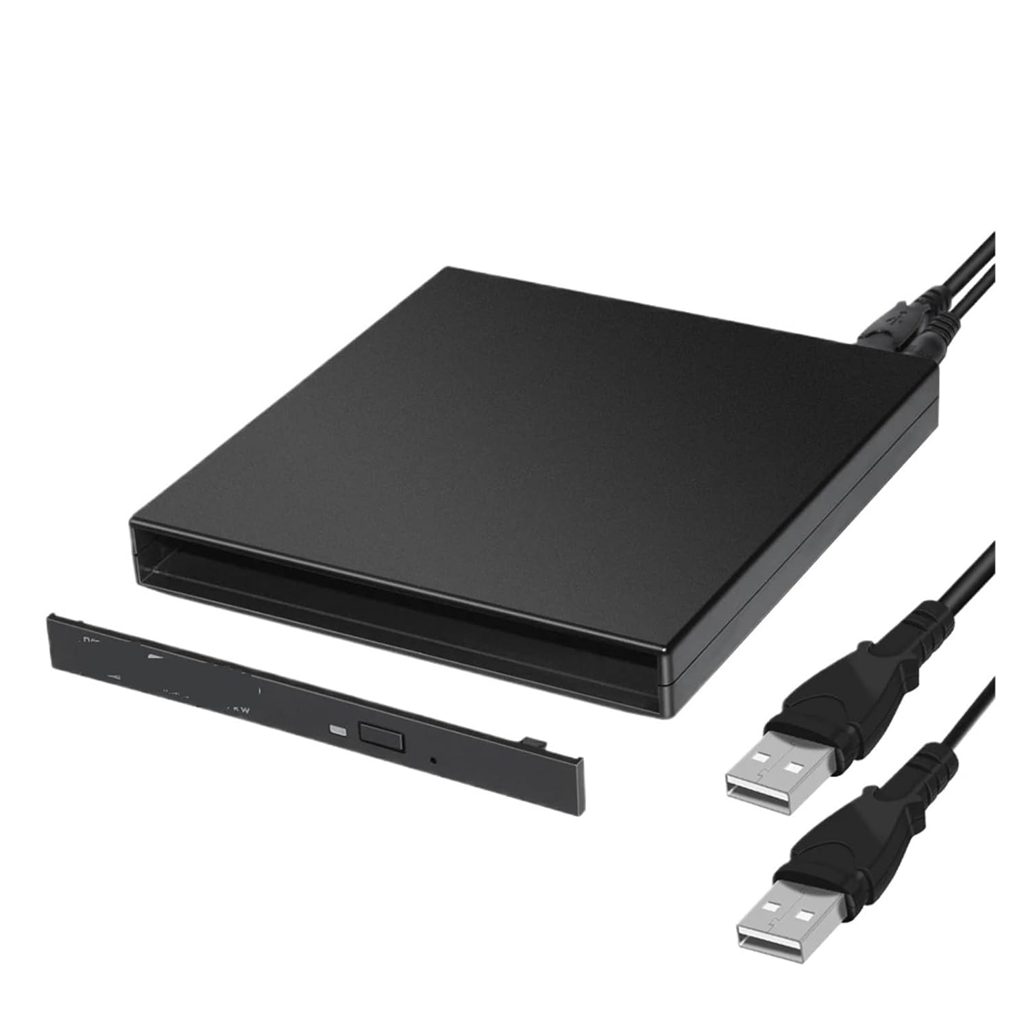 External DVD RW Enclosure Case USB 2.0 Slot in DVD 12.7mm IDE Case for Optical Drive
