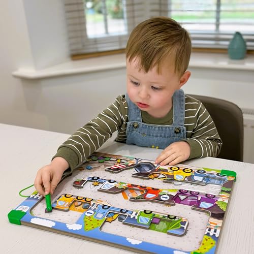 Sort & Learn Magnetic Puzzle - Shapes (New), Bright, Vibrant, 40 pieces, 11x15 inches - Image 4