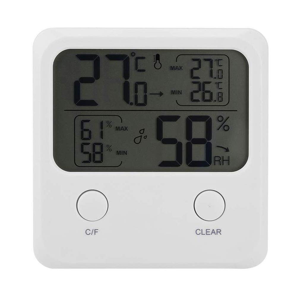 Thermomètre intérieur hygromètre numérique PNAWLLCF-65 écran température ambiante chambre