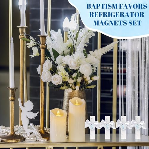 Set 10 Imanes de Cruz Decorativos para Bautismo miniatura 4