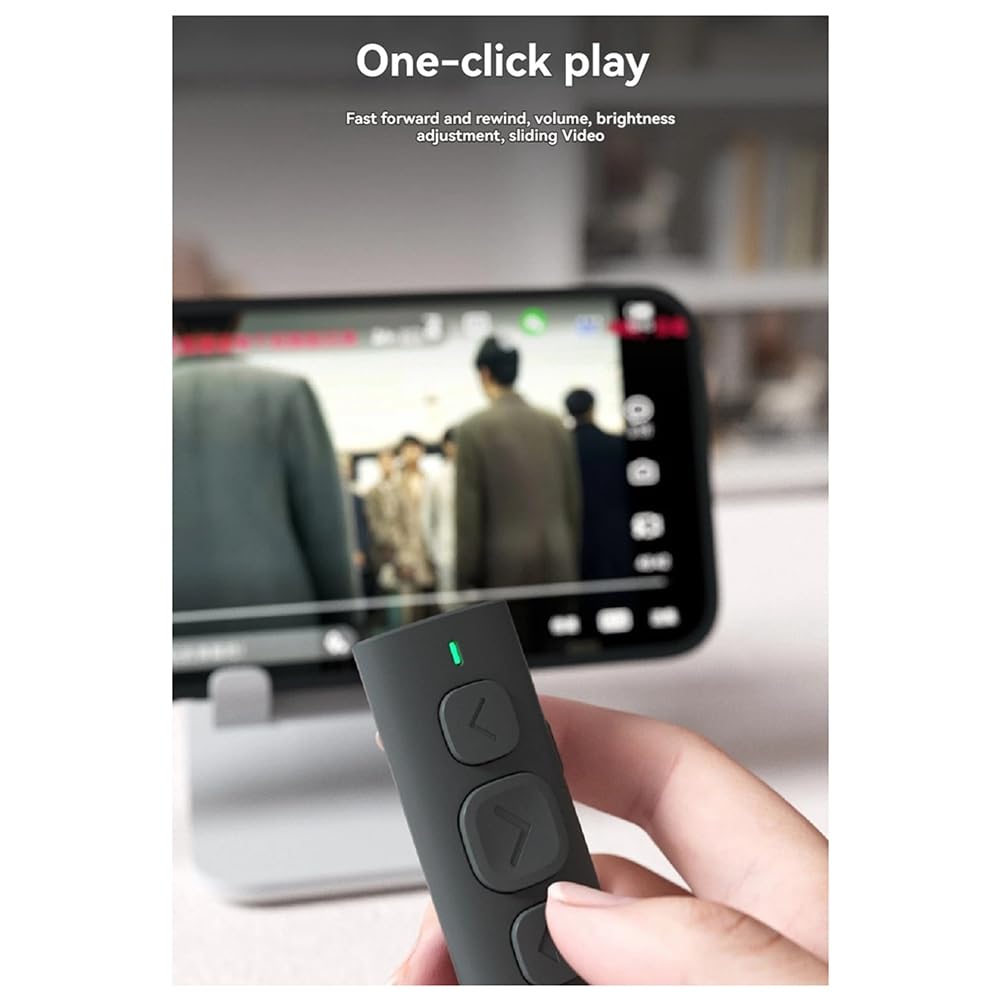 BT Page Turner per Lettore di Ebook Smartphone Bluetooth per Scorrere Video per Android/iOS Lazy Artifact
