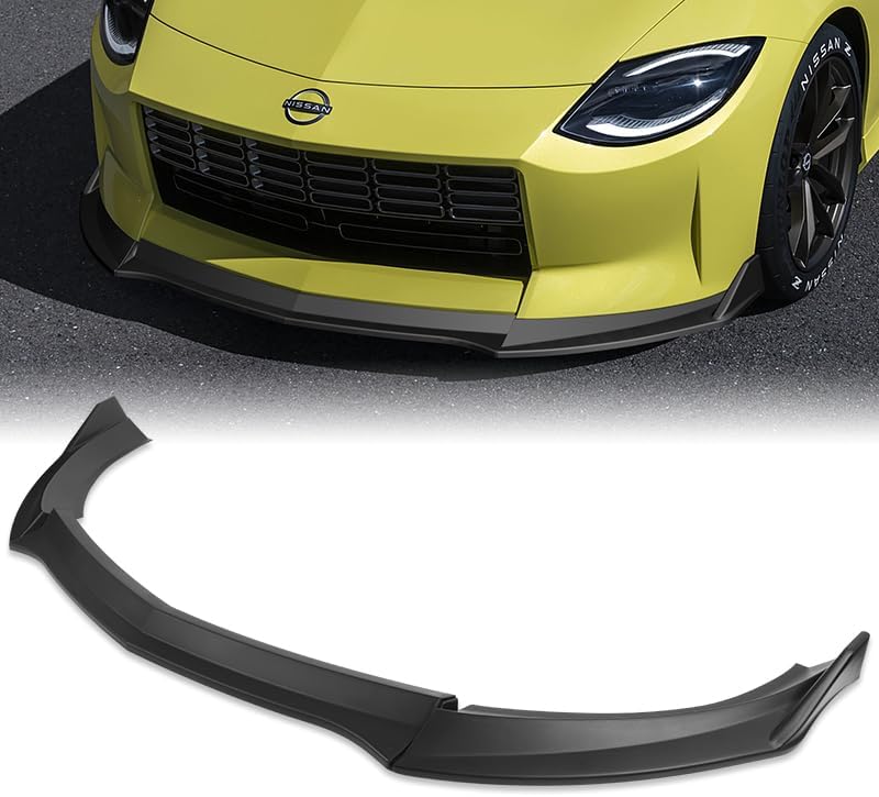 3pcs Front Bumper Lip Spoiler Body Kit Compatible with 2023-2025 Nissan Z 400Z 2024 (Matt Black)