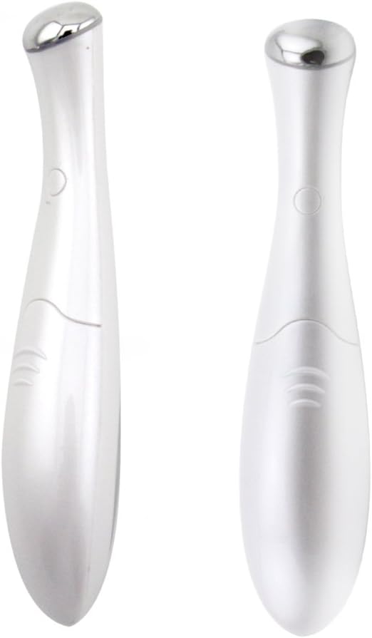 White Electric Vibration Facial Pen Eye Massager Device
