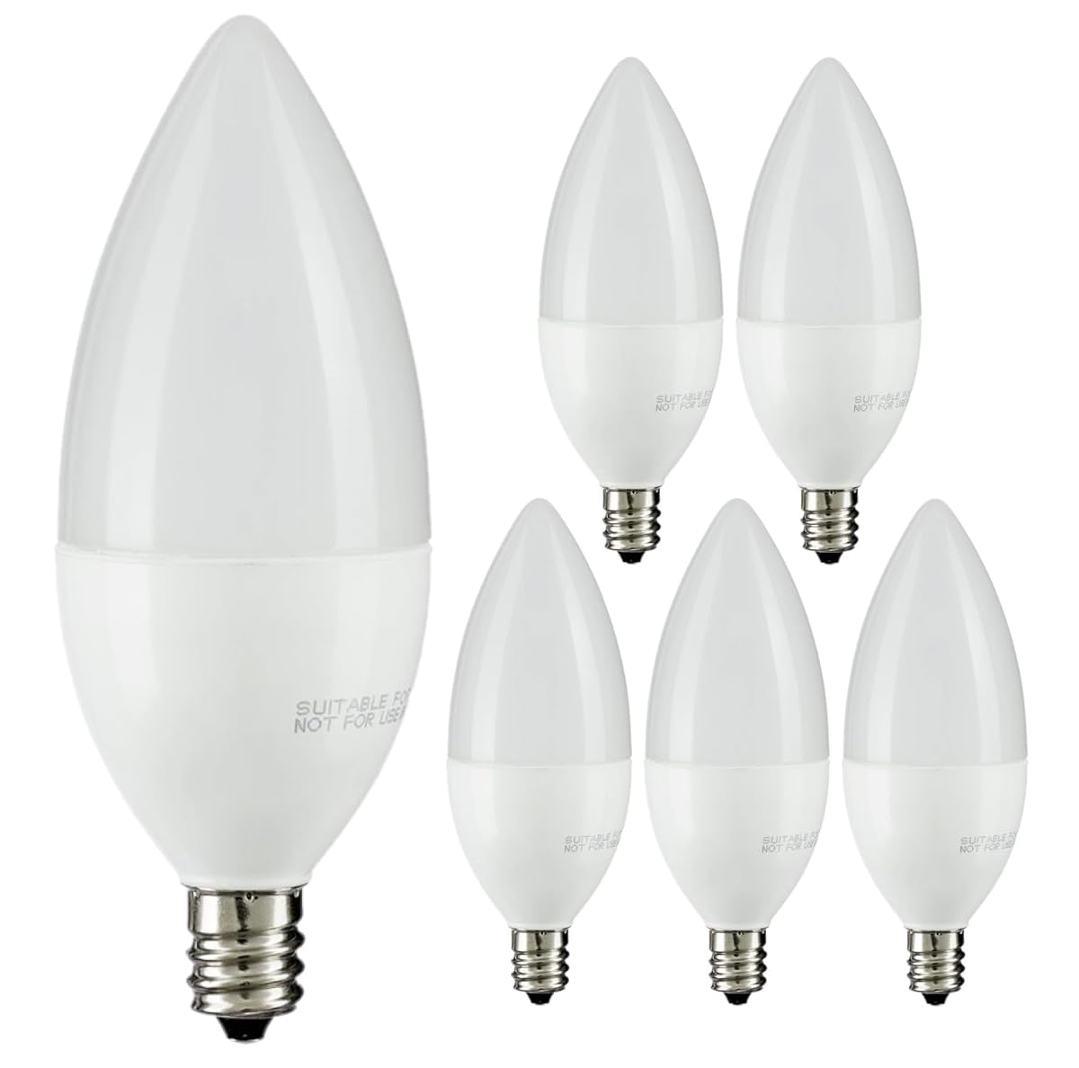 Diodesy- E12 LED Candelabra Bulbs B11 Candle Base Chandelier Light Bulb