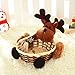 Storage Box ,IEason Clearance Sale! Christmas Candy Storage Basket Decoration Santa Claus Storage Basket Gift (B)