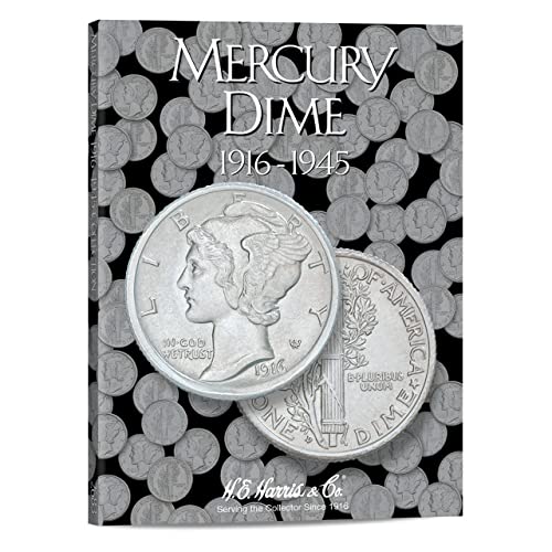 New Harris Mercury Dime 1916 - 1945 Coin Folder 2683