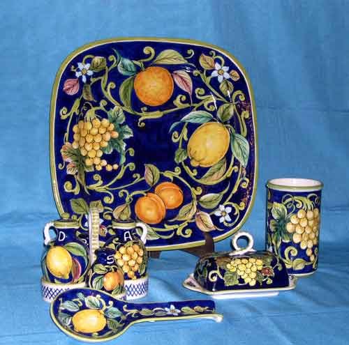 Céramique peinte à la main Ricceri : l'excellence de la vaisselle artisanale italienne