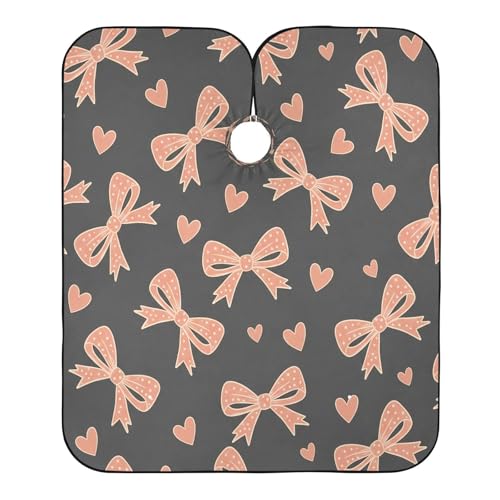 Capa impermeable profesional de corte de cabello con cierre de broche ajustable MAOBLYR miniatura 2