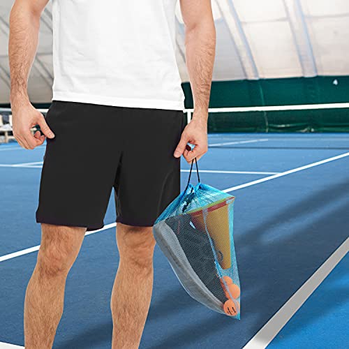 Belle Vous Veelkleurige Nylon Gaas Waszakken met Trekkoord (10 Stuks) - 35,5 x 40 cm - Zak met Koord voor Opslag, Reizen, Wassen, Sportuitrusting, Strand, Speelgoed, Golf en Zwemmen - Image 8