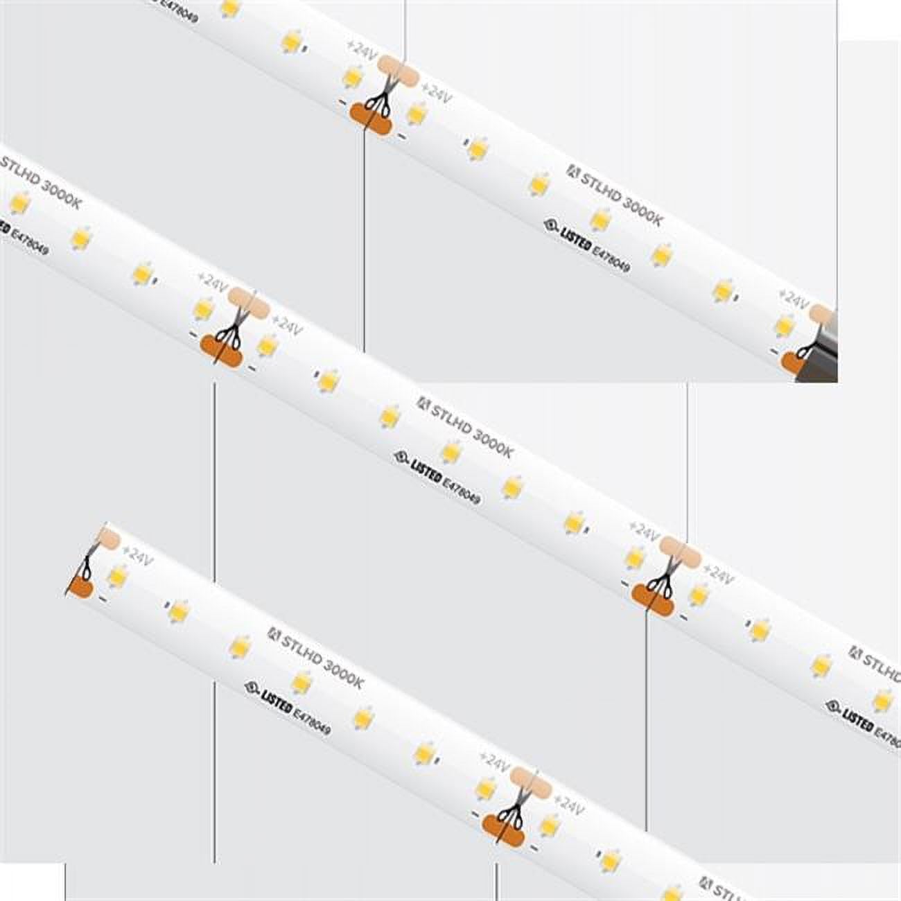 American Lighting STLHD65-NW-16 16.4 ft. 3500K IP65 Reel Standard Grade HD Tape Light - 1.46 in. Cut Increment - 2.19W per ft. - White