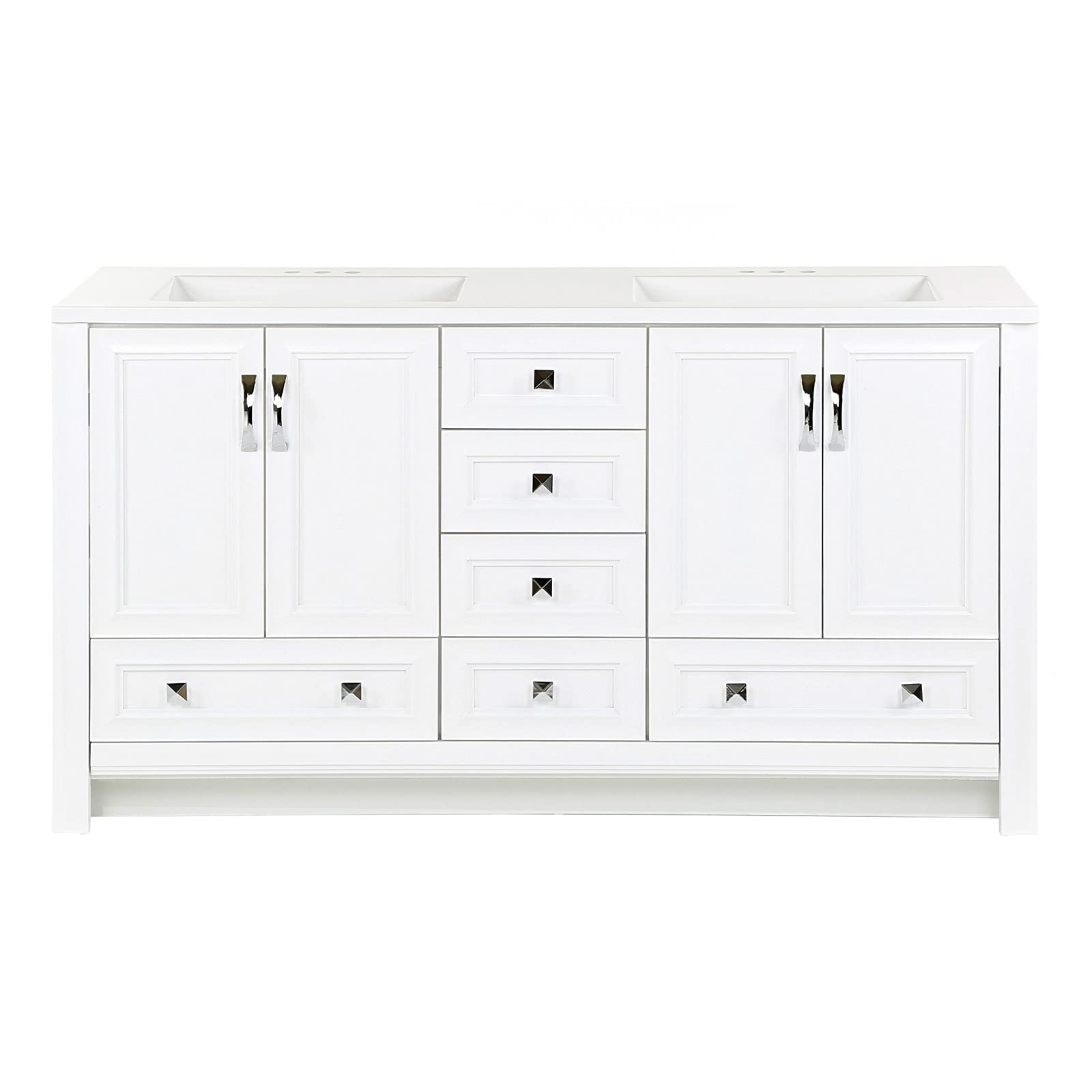 Buy Spring Mill Nimay Bathroom Vanity with Sink, 60.25 in. W x
