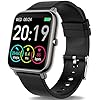 Rinsmola 2021 Smart Watch for Android/iOS Phones, 1.4" Full Touch Screen Fitness Tracker, Smartwatch for Men Women Heart Rate Monitor, Step Counter, Waterproof Fitness Watch Compatible iPhone Samsung