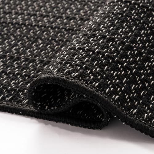BESTSWEETIE tapete tejido a mano bajo pelo 2'x6'
