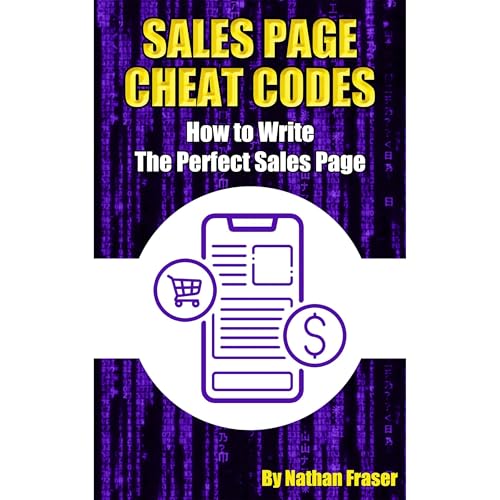 Sales Page Cheat Codes Audiolibro Por Nathan Fraser arte de portada