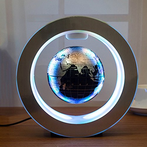 Preisvergleich Produktbild Carejoy 4''Magnetic Levitating Globe Anti-Gravity Floating drehen Erde Geschenk