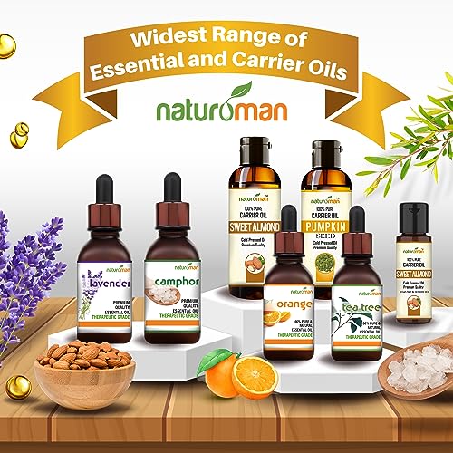 Image of Naturoman Cinnamon Essential Oil | For Skin, Hair, Face & Body | Natural & Pure | Suitable for All Skin Types | Multipurpose | Therapeutic Grade | Pack of 1 | 100 ml