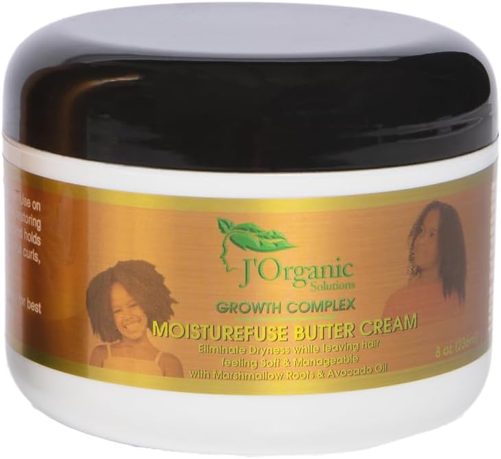 J’Organic Solutions Moisture Fuse Buttercream Daily Hair Moisturizer with Marshmallow Root & Avocado Oil – Boost Natural Shine, Lock-In Deep Moisture, and Promote Easy Manageability. J’Organic Solutions Moisture Fuse Buttercream Daily Hair Moisturizer with Marshmallow Root & Avocado Oil – Boost Natural Shine, Lock-In Deep Moisture, and Promote Easy Manageability.