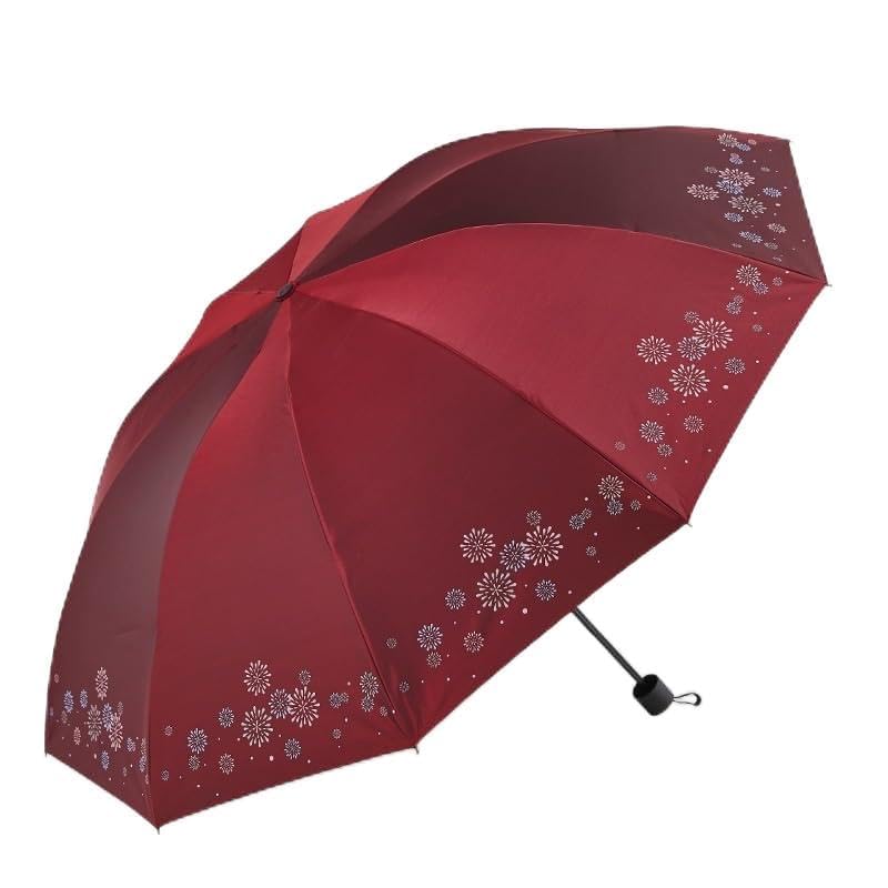 RENEESME Umbrellas for Rain Umbrella Ten-Bone Large Sunshade Rain Or Shine Umbrella Sun Umbrella Strong Umbrella for Wind and Rain(Color:C)