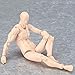 Body Kun Doll,BYIA Artists Manikin Blockhead Jointed Mannequin Drawing Figures for Figure Model Male+Female Set (Skin Colored Version)