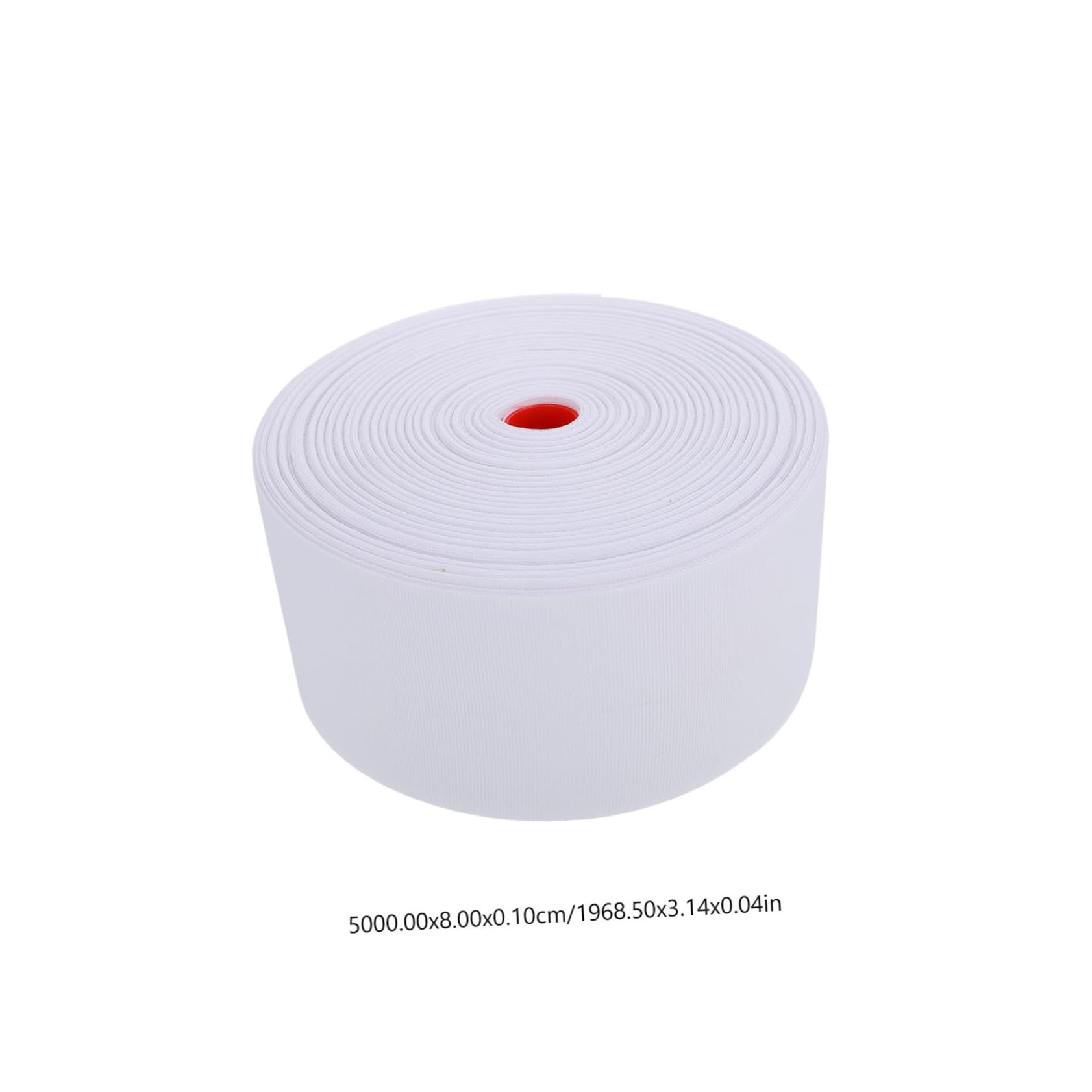 Operitacx Ruban à Œillets pour Tête de Rideau, Polyester, 8cm, Léger et Résistant, pour Rideaux D’intérieur, Blanc, Pratique à Perforer