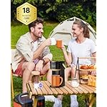 Tastyle Single Cup Coffee Maker for K & Ground Cups, Mini Coffee Maker with Portable Handle, 150-300ml Beer Size for Travel, Camping, Office, RV and Bedroom, 120V, Black and Gold - Image 7