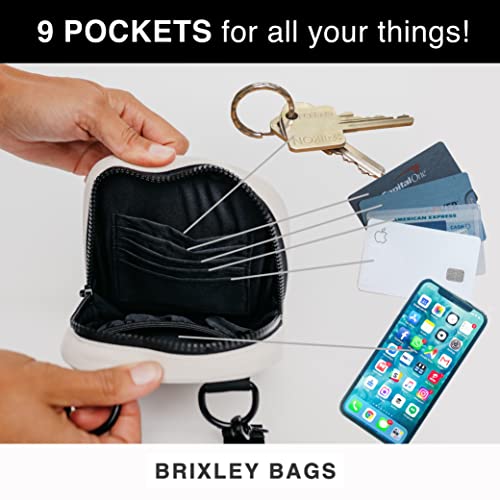 Brixley Leather Crossbody Sling Bag for Travel - Unisex Fanny Pack by BRIC'S