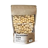 GymBeam Ungesalzene Macadamianüsse - Reich an gesunden Fetten & Ballaststoffen, frei von Zusatzstoffen, ideal als veganer Snack, fördert Energie & Gesundheit, buttriger Geschmack, 500g