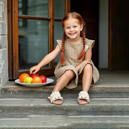 Image of THEE BRON Girls Cute Slip-On Slippers Stylish Sandals for Toddlers & Kids