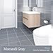 BEKOMN Tile Paint,Tub and Tile Refinishing Kit,Low Odorless Water Based,Easy to Use Bathtub Paint for Bathroom Kitchen Sink,Morandi Gray