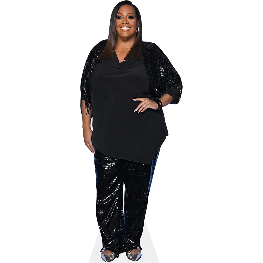 Celebrity Cutouts Mini Size Cutout Alison Hammond (Black Outfit)