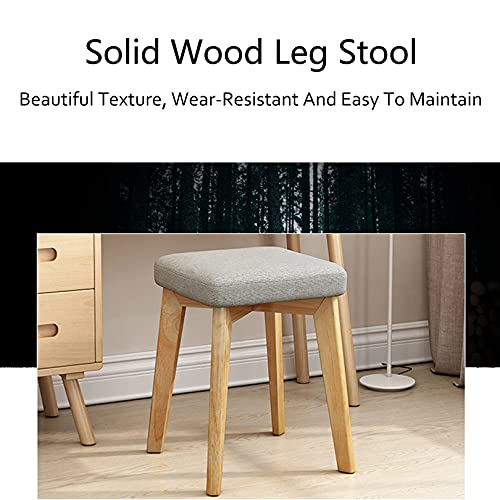 Tabouret de bar empilable tissu marron chaise cuisine multifonction