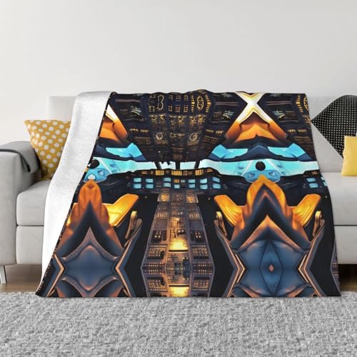Couverture polaire en flanelle avion douce pour canapé et lit