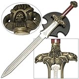 Conan the Barbarian Atlantean Hyborian Age Sword - Engraved w/ Plaque