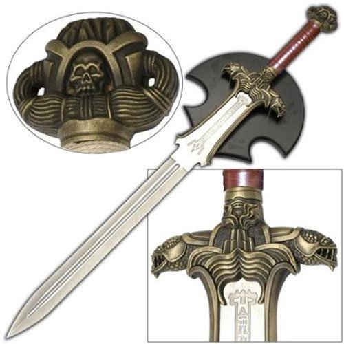 Conan the Barbarian Atlantean Hyborian Age Sword - Engraved w/ Plaque