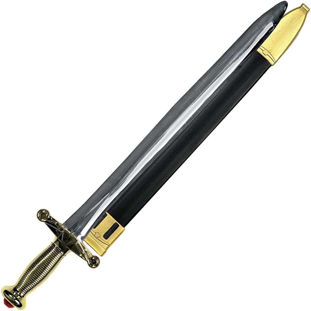 Hero Sword Deluxe Costume Accessory, Plastic, 24-1/4" Long : Clothing, Shoes & Jewelry