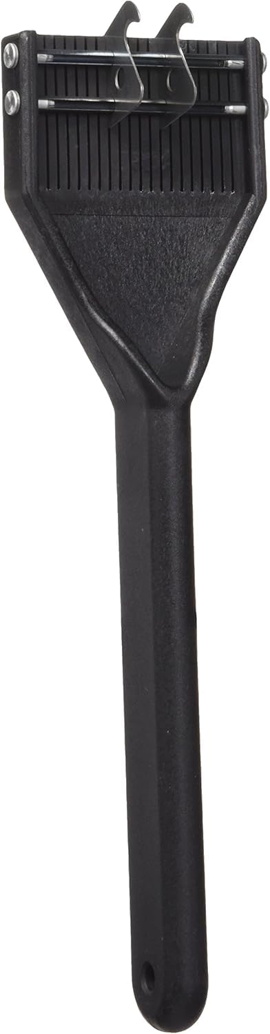 Mars Coat King Detangle and Pet Stripper Grooming Tool, Stainless Steel with Plastic Handle, Made in Germany, 2 Blade