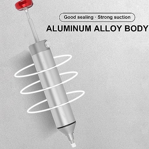Image of Topyond Solder Sucker Desoldering Vacuum Pump Strong Suction Aluminum Alloy Tool for DIY Enthusiasts Solder Removal for Soldering Projects and Circuit Board Repair