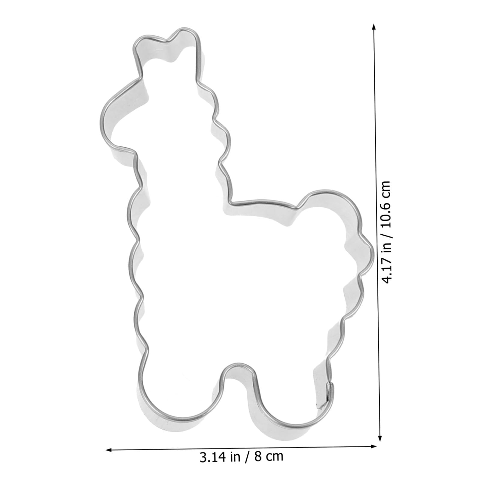 Toyvian Acier Inoxydable Emporte-pièce Alpaga 4 Pièces pour Pâte