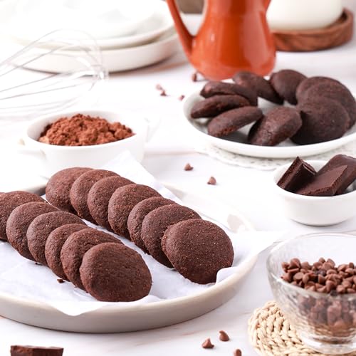 Image of Artinci Keto Double Dark Chocolate Cookies, As Seen on Shark Tank, Sugar Free Diabetic Friendly with High Protein & Fibre Diet Biscuits, Low GI & Carbs, (185g x Pack of 2)