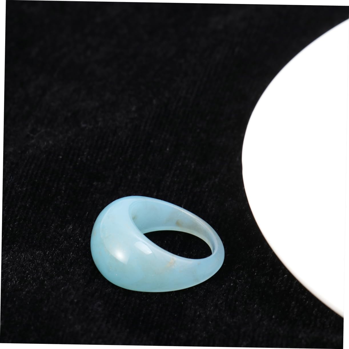 Girls Jewelry Full Finger Ring Resin Ring Chic Decor Lightweight and Comfortable for Daily Life