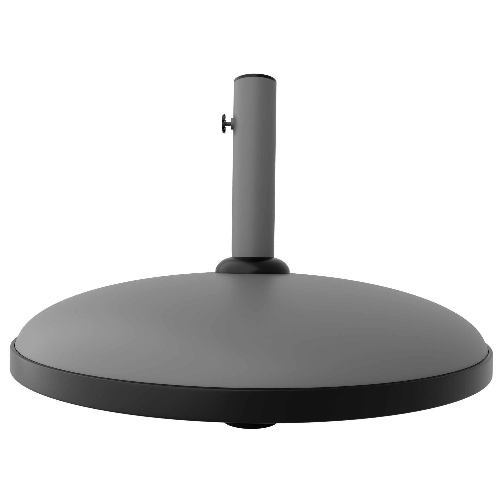 FRANKYSTAR Radika Base pour parasol de jardin rond Ø51 cm Support de 25 kg pour parasols en béton gris
