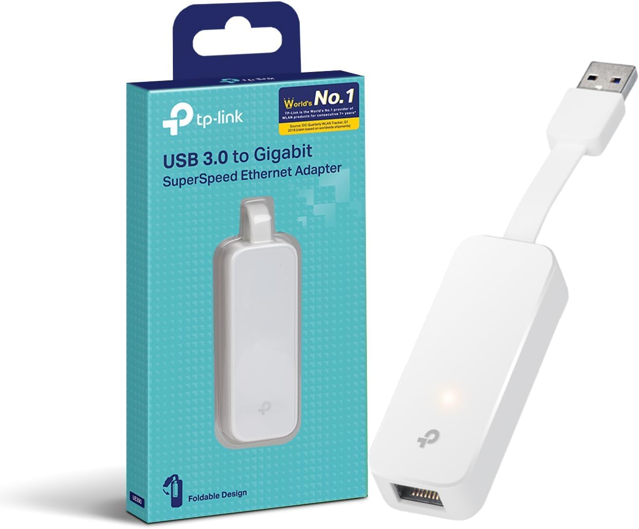 TP-Link UE300 USB-3.0 Ethernet Adapter (RJ45, 1000 Mbps)