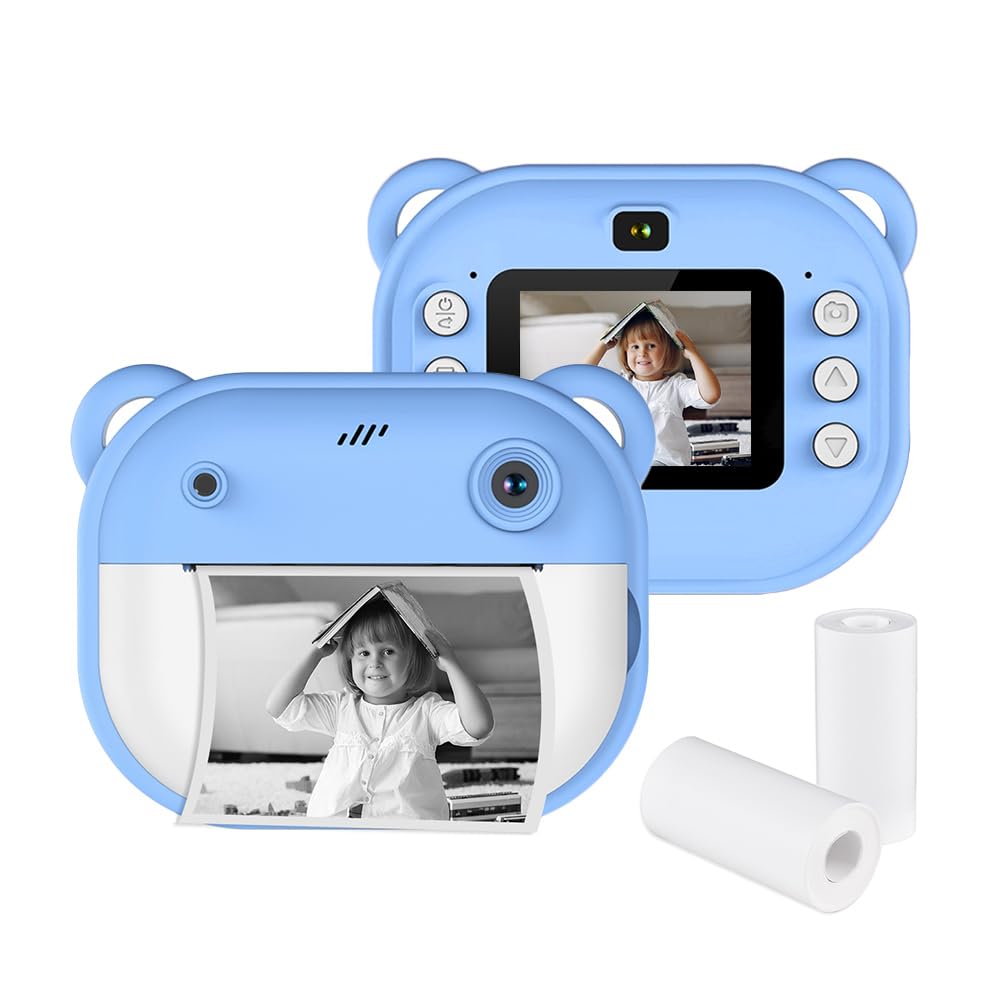 Andoer Instant Photo Camera, Children's Photo Camera 1080P, Instant Camera for Children with Thermal Printing Paper, Built-in Battery, Birthday Gift for 3-12 Years Old-picture-23