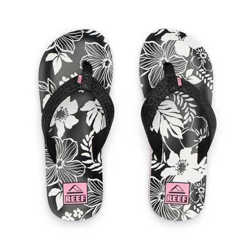 Image of REEF Girls Kids Ahi Beach Flip Flop, Soft Cushion Footbed, Water Friendly
